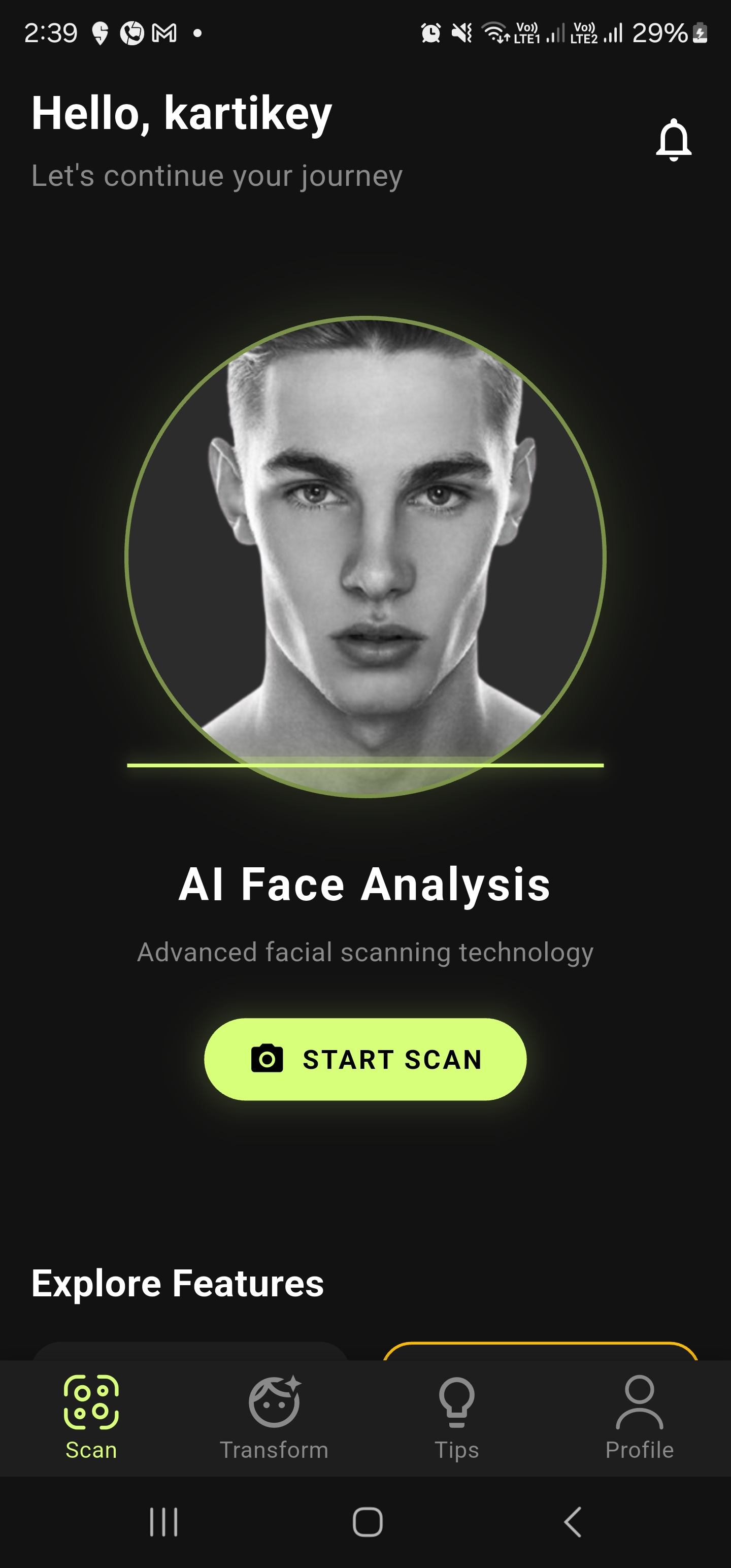 FaceMax App Screenshot 1